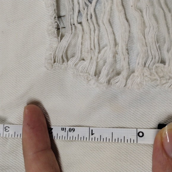 Bebe Acid Washed Ombre Distressed Ripped Shorts - Picture 13 of 16